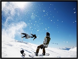 Sztuczki, Snowbording, Zima